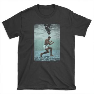Muhammad Ali Boxing Under Water T-shirt Tee