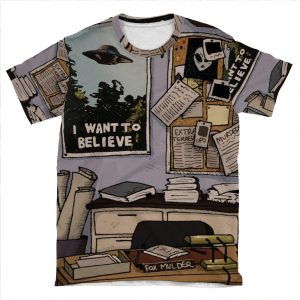 Mulder's Office AOP T-shirt Tee