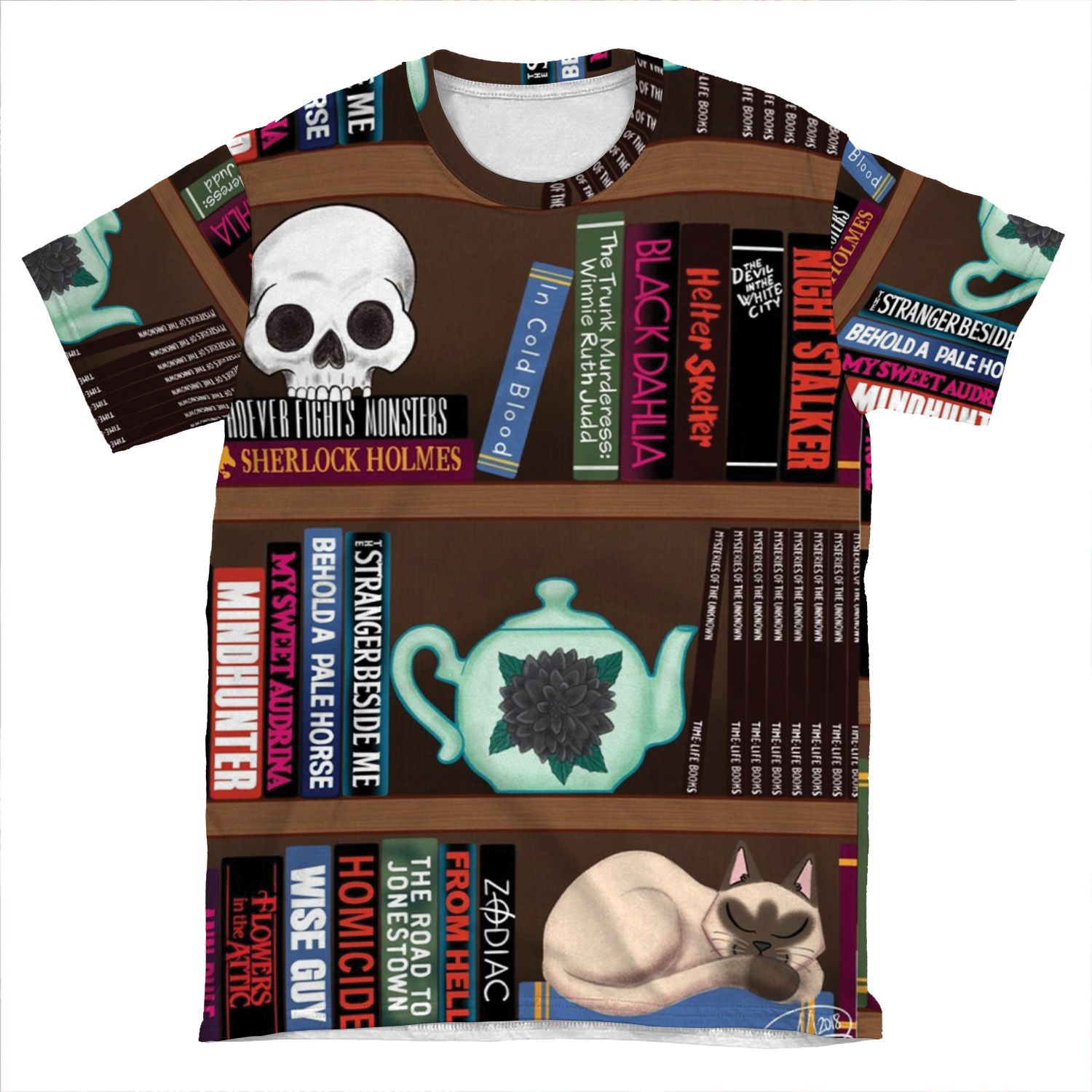 Murderino Book Club AOP T-shirt Tee