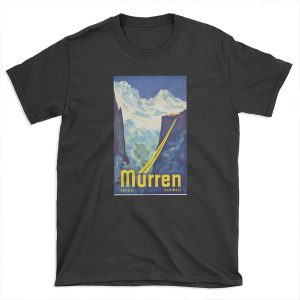 Murren - Vintage Swiss Travel T-shirt Tee