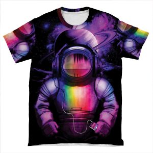 Music In Space AOP T-shirt Tee