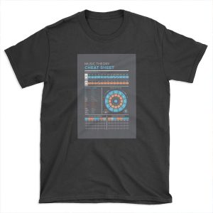 Music Theory Cheat Sheet T-shirt Tee
