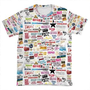 Musicals AOP T-shirt Tee