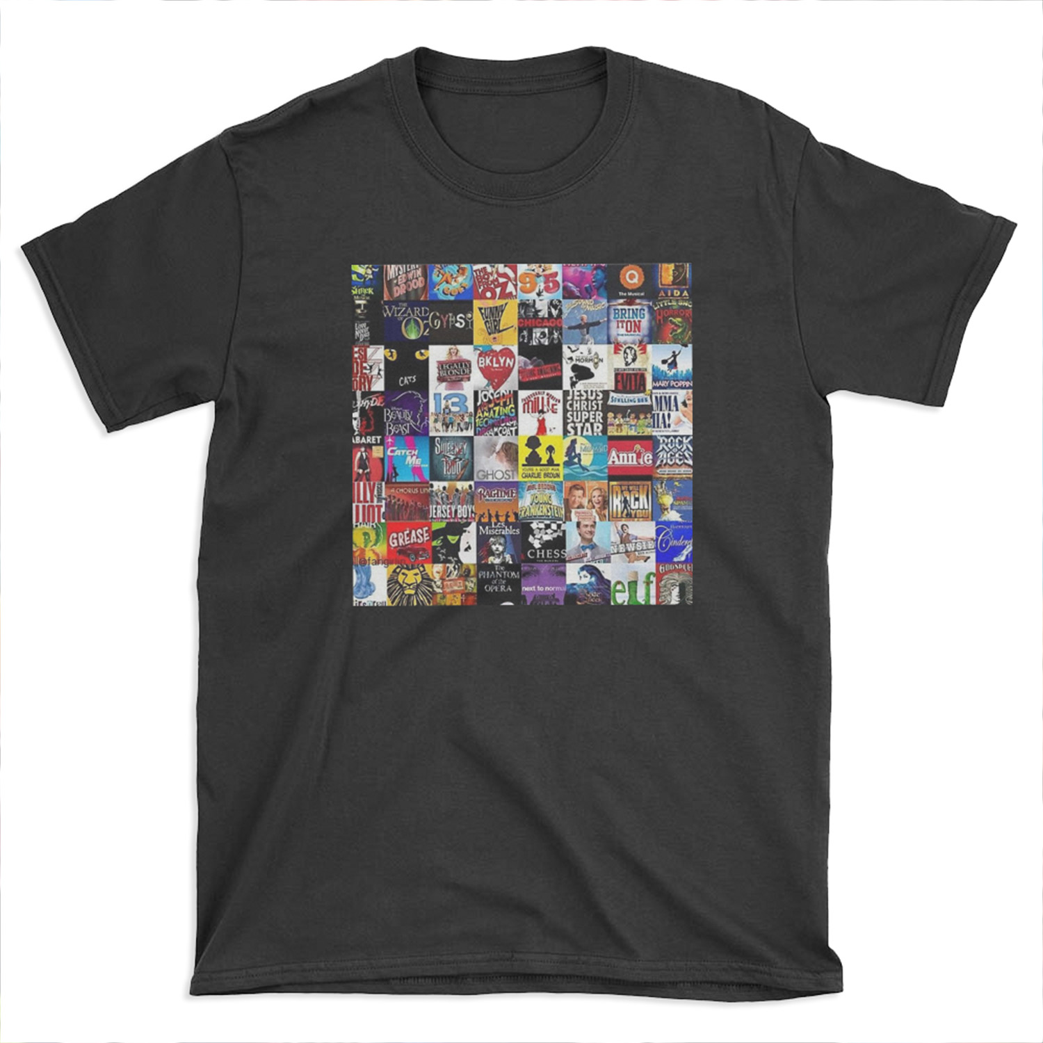 Musicals Collage leggings T-shirt Tee