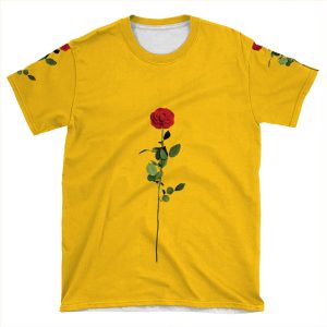 Mustard Rose AOP T-shirt Tee