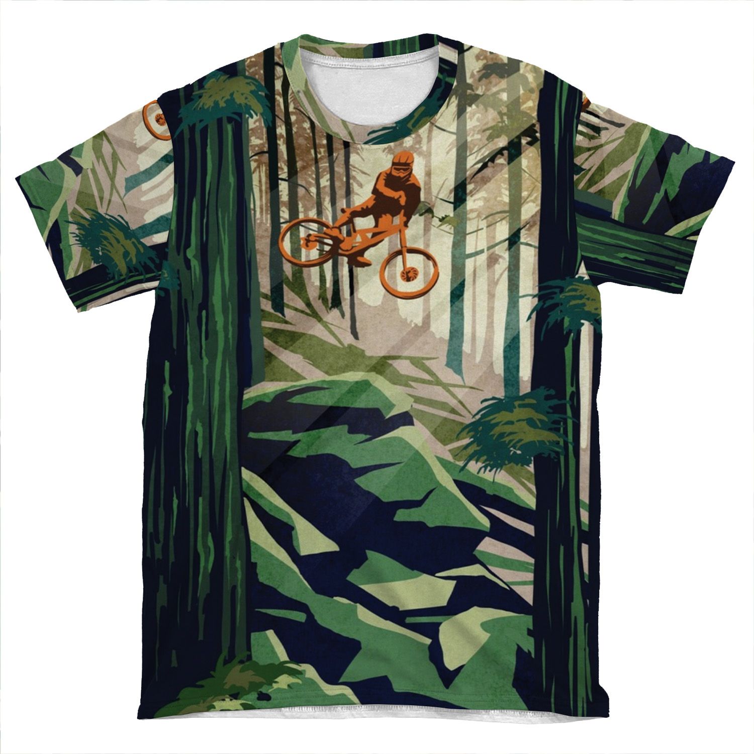 My Therapy: Mountain Bike! AOP T-shirt Tee