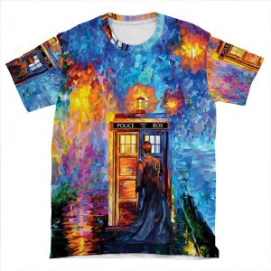 Mysterious Man At Beautiful Rainbow Place AOP T-shirt Tee