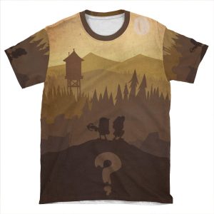 Mystery Twins Phone AOP T-shirt Tee