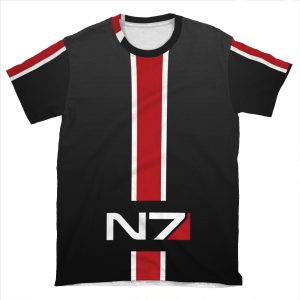 N7 Emblem, Mass Effect AOP T-shirt Tee
