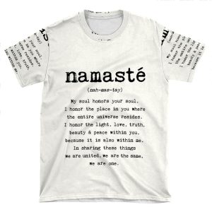 Namaste. AOP T-shirt Tee