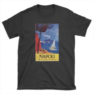 Napels Italy retro vintage travel ad T-shirt Tee