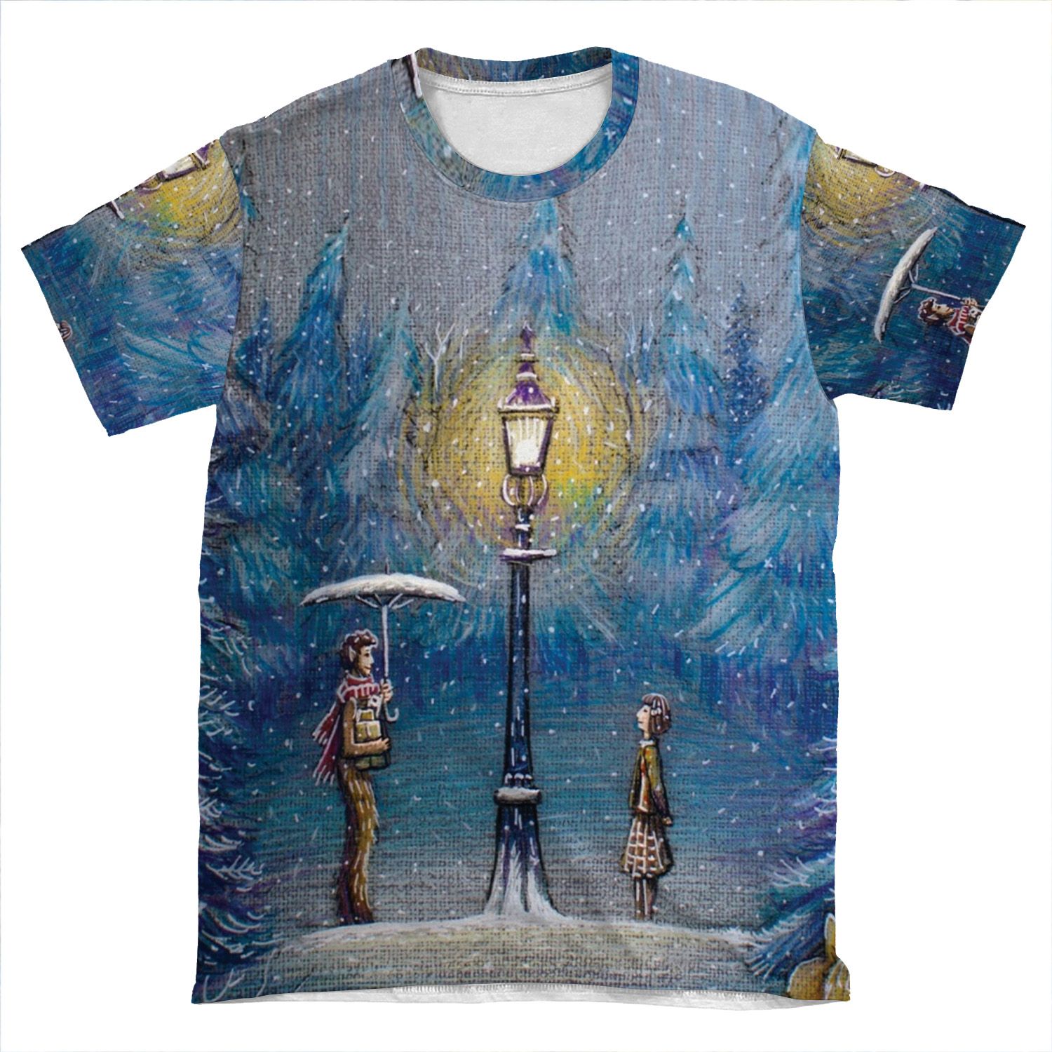 Narnia Magic Lantern AOP T-shirt Tee