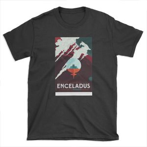 NASA JPL Space Tourism: Enceladus (8K resolution) T-shirt Tee