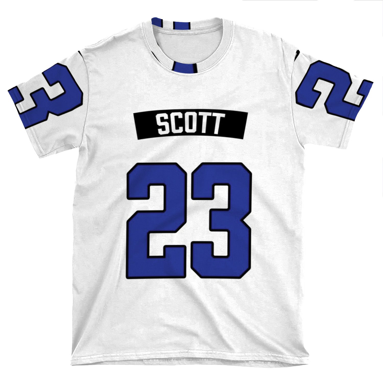 Nathan Scott 23 Jersey AOP T-shirt Tee