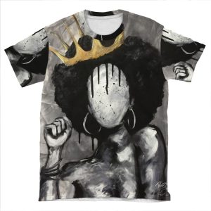 Naturally Queen AOP T-shirt Tee