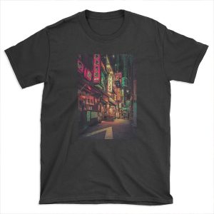 Neo Tokyo II- Japan Night Photo T-shirt Tee