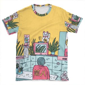 Neon Asia AOP T-shirt Tee