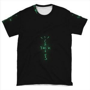 Neon Green Cactus Jack Case AOP T-shirt Tee