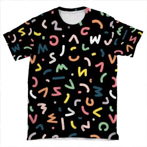 Neon Lights AOP T-shirt Tee