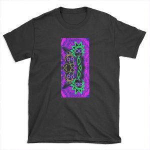 Neon Rick and Morty T-shirt Tee