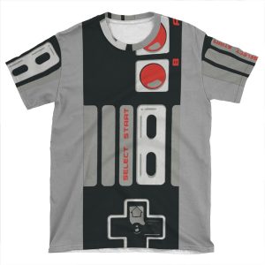Nes Realistic Controller Design AOP T-shirt Tee