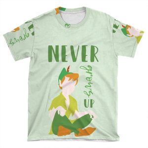 Never Grows Up Peter AOP T-shirt Tee