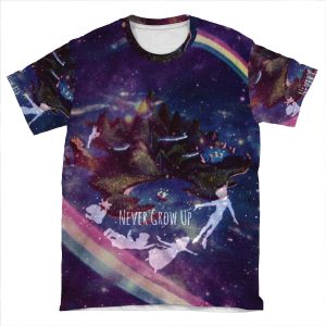 Neverland Galaxy AOP T-shirt Tee