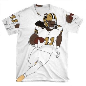 New Orleans Saints Alvin Kamara AOP T-shirt Tee