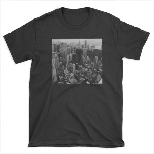 New York City - from the Empire State Black and White T-shirt Tee
