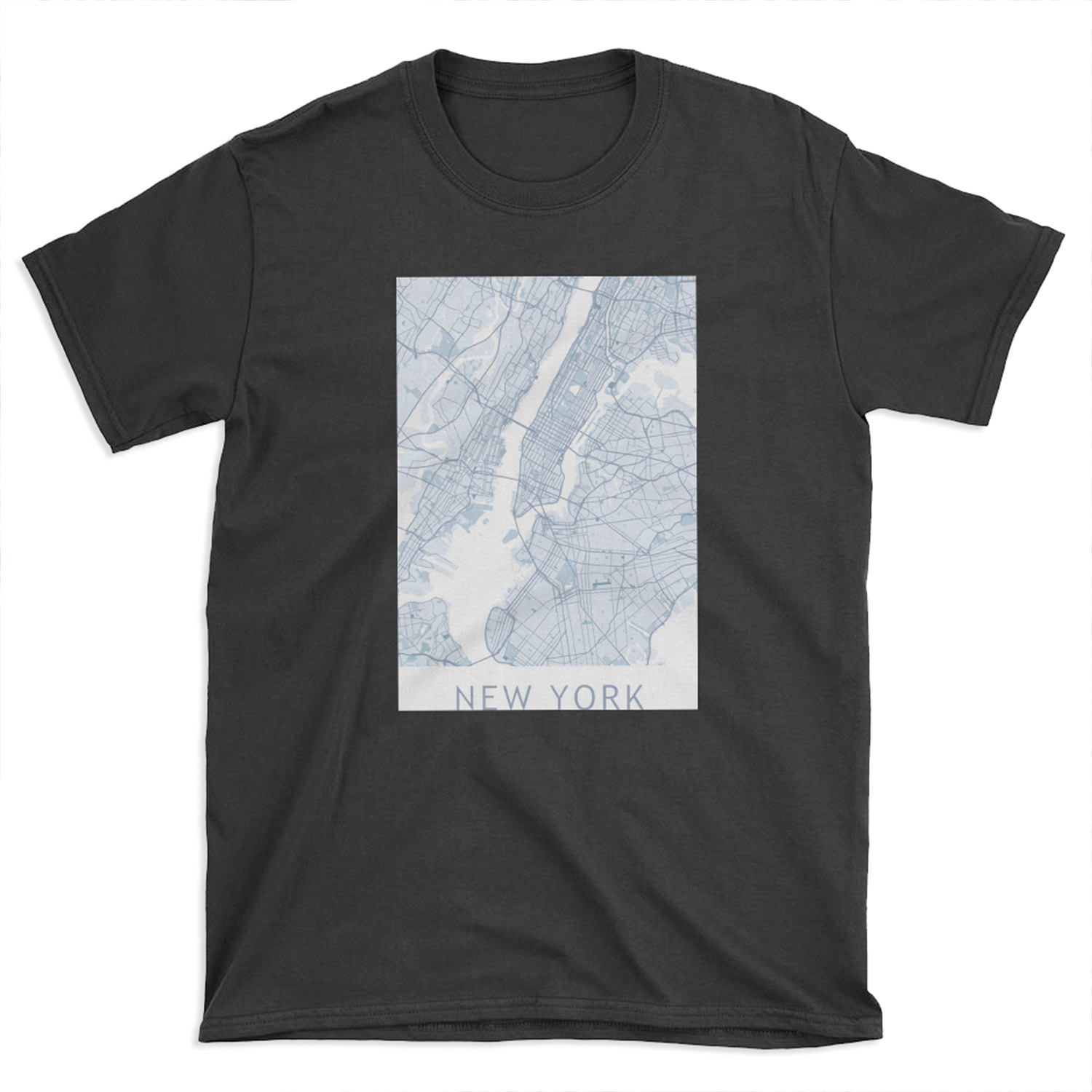 New York City Map, USA City, NYC T-shirt Tee