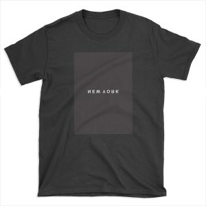 New York Minimalist Black and White - Trendy/Hipster Typography T-shirt Tee