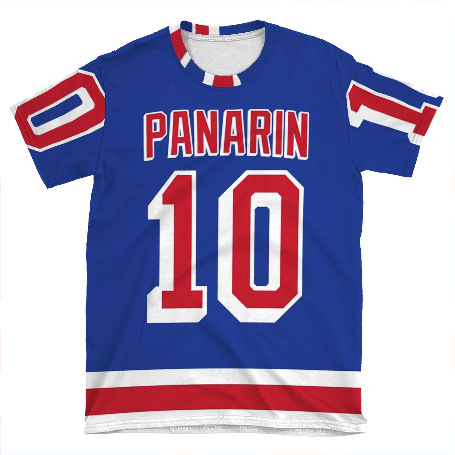 New York Rangers Artemi Panarin Home Jersey Back Phone AOP T-shirt Tee