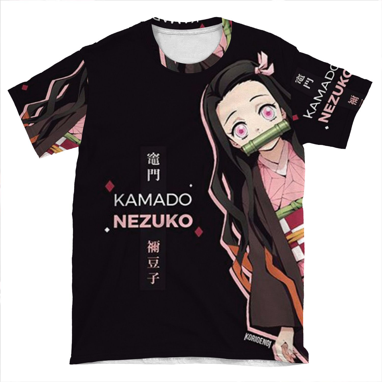 Nezuko Demon Slayer AOP T-shirt Tee