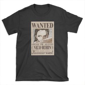 Nico Robin second wanted poster T-shirt Tee
