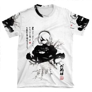 Nier:Automata 2B Japan Ink _________ AOP T-shirt Tee