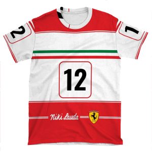 Niki Lauda 1975 AOP T-shirt Tee