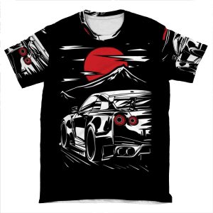 Nissan Gt-R Nismo Haruna AOP T-shirt Tee