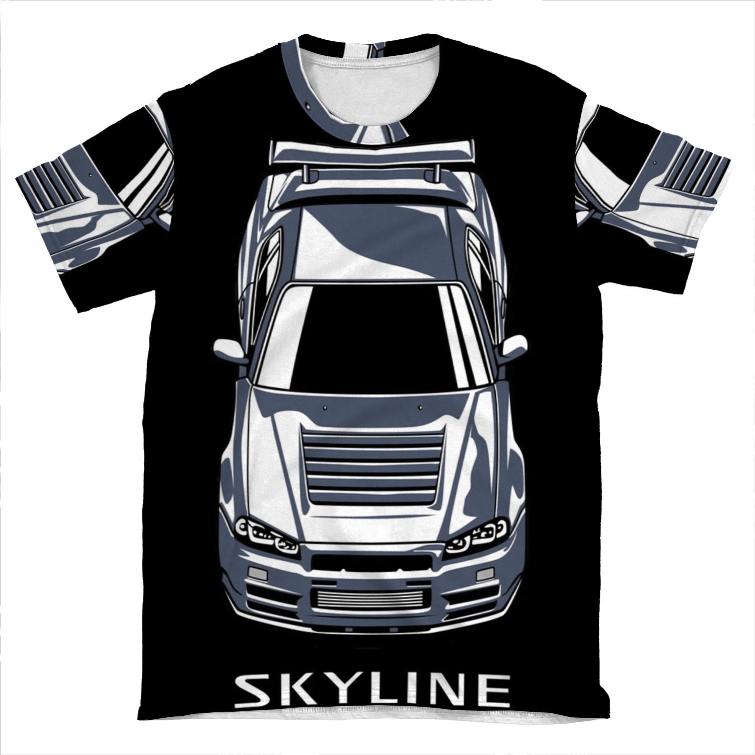 Nissan Skyline Gt-R R34 AOP T-shirt Tee