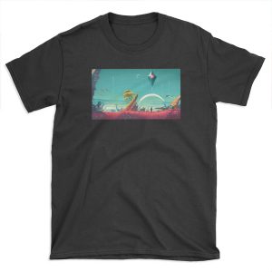 No Mans Sky -- Ship and Sky T-shirt Tee