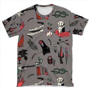 No Mourners No Funerals AOP T-shirt Tee