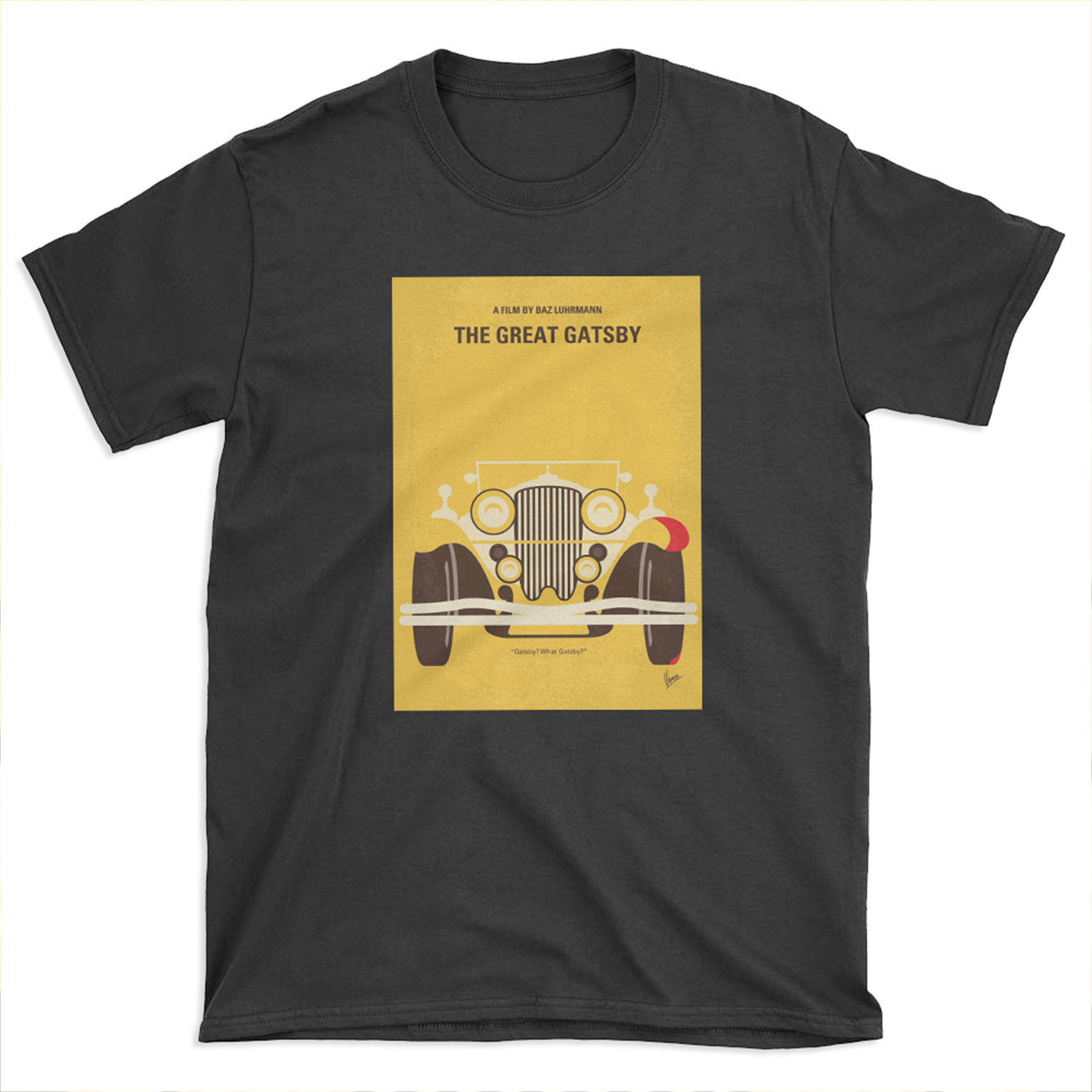 No206- The Great Gatsby minimal movie poster T-shirt Tee