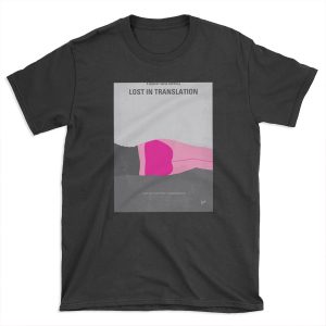 No287- Lost in Translation minimal movie poster T-shirt Tee