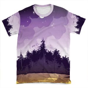 Nonbinary Pride Forest AOP T-shirt Tee