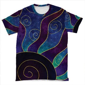 Northern Lights AOP T-shirt Tee