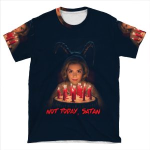 Not Today, Satan AOP T-shirt Tee
