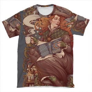 Nouveau Folk Witch AOP T-shirt Tee