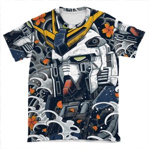 Nu Gundam Awesome AOP T-shirt Tee