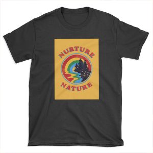 nurture nature vintage environmentalist design T-shirt Tee