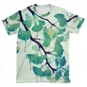 O Ginkgo (In Green) AOP T-shirt Tee