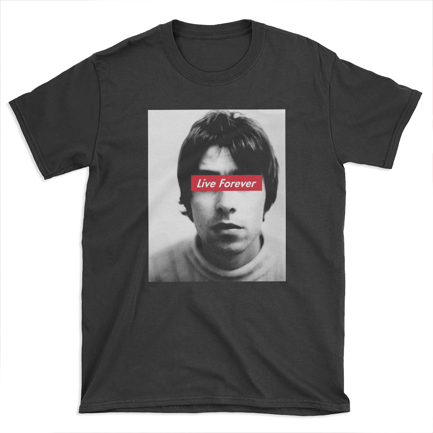 Oasis Live forever T-shirt Tee